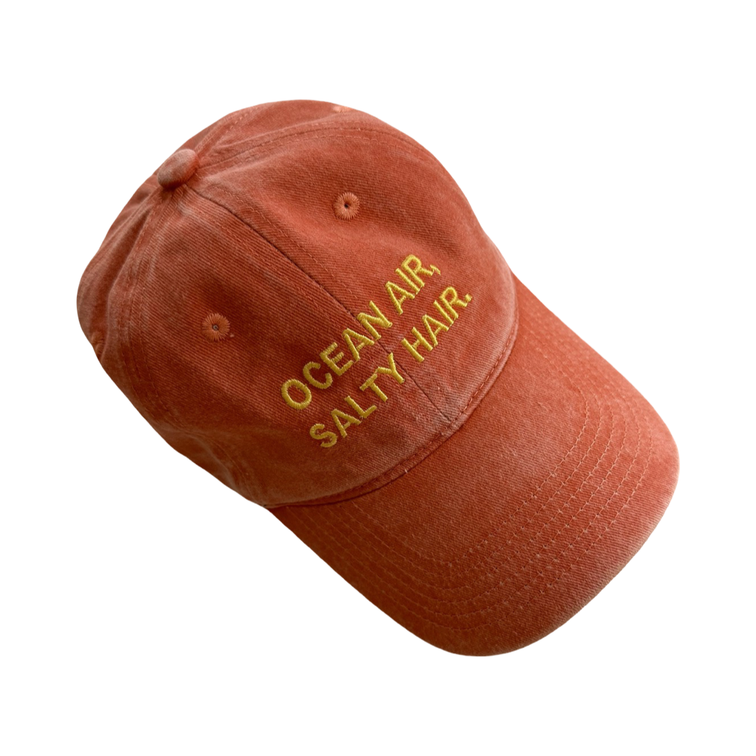 Washed Orange cap – The Earthy Treehouse